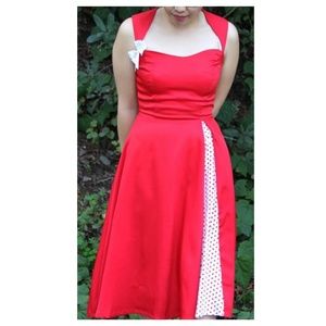 Tatyana Elvgren swing dress w/ polka dot accents